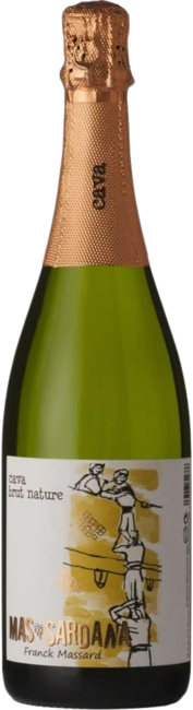 wino franck massard cava mas sardana brut nature kwasne winogrona vini e affini