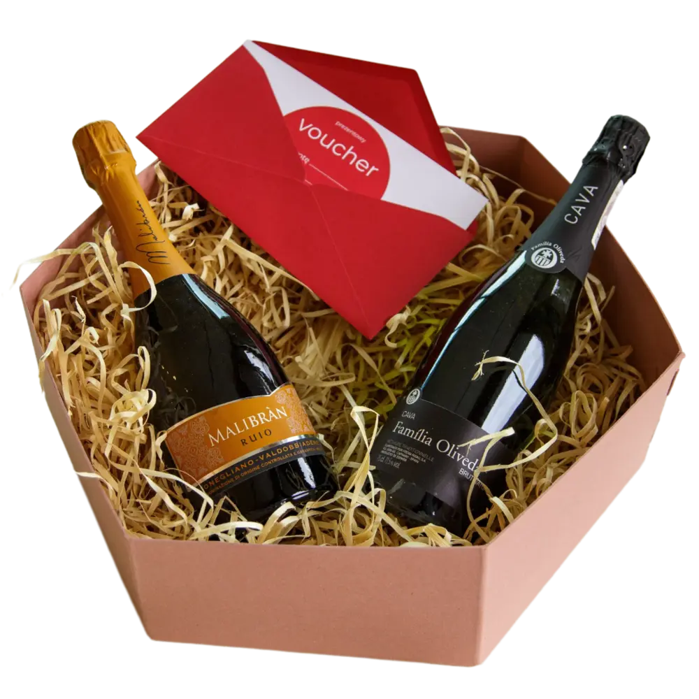 zestaw prezent upominek 3 141 prosecco cava voucher