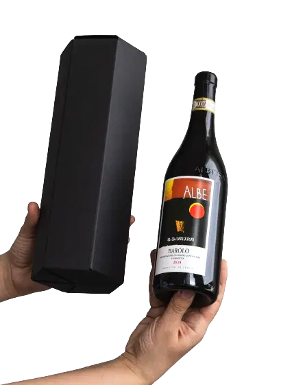 kolumna piekne pudelko na wino kwasne winogrona eko