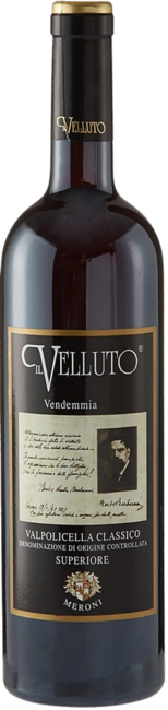 wino meroni valpolicella superiore il velluto kwasne winogrona vini e affini