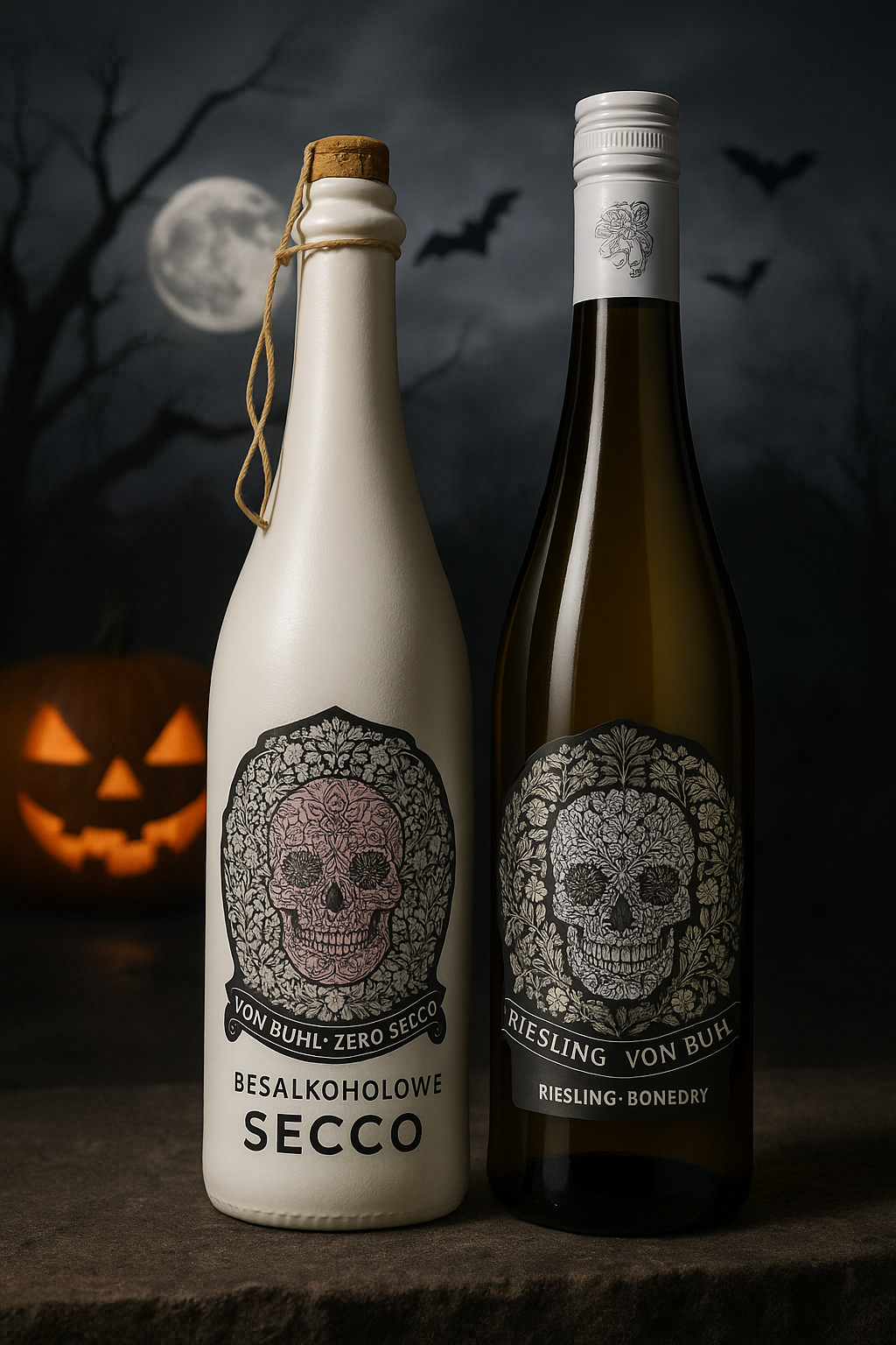 Halloween straszne wina