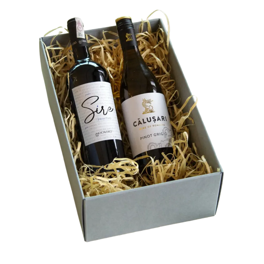 zestaw prezent upominek 16 154 primitivo pinot grigio