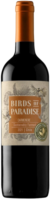 wino birds of paradise carmenere reserva kwasne winogrona vive le vin